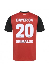 Bayer Leverkusen Alejandro Grimaldo #20 Voetbaltruitje Thuis tenue 2024-25 Korte Mouw